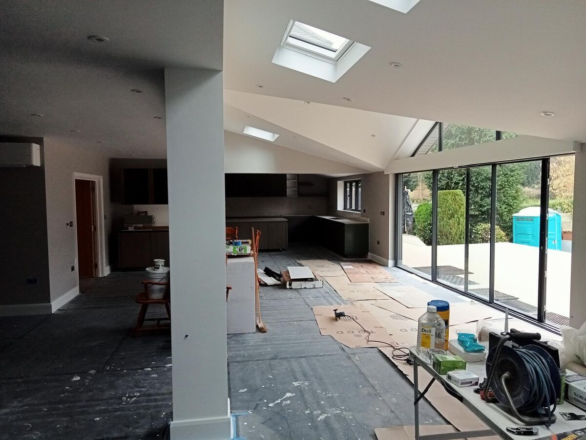 painting and decorating Burgess Park, SE5